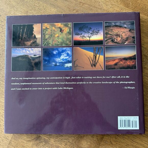 Lake Michigan: A Photographic Portfolio Hardcover By Ed Wargin 2006 Autographed - Picture 2 of 9